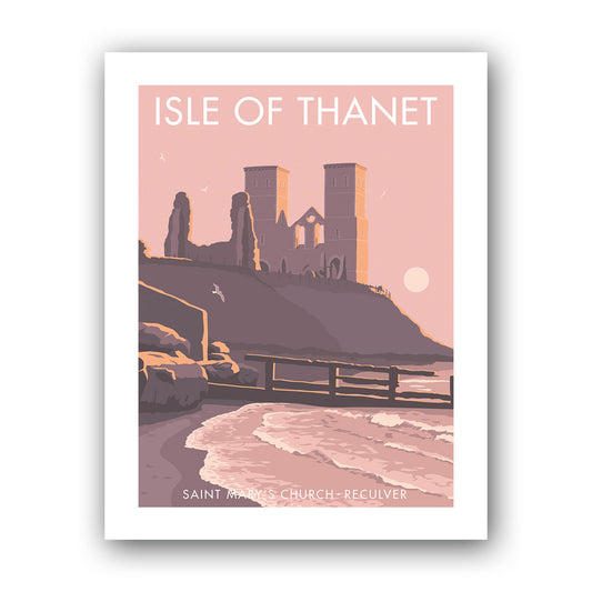 Saint Mary's Church, Reculver Art Print