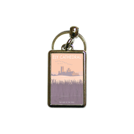 Ely Cathedral Metal Keyring