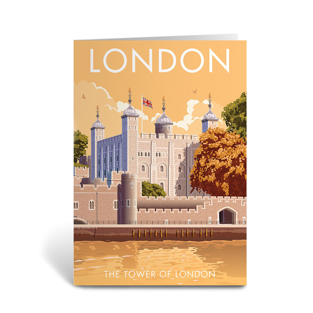 Tower of London Greeting Card 7x5