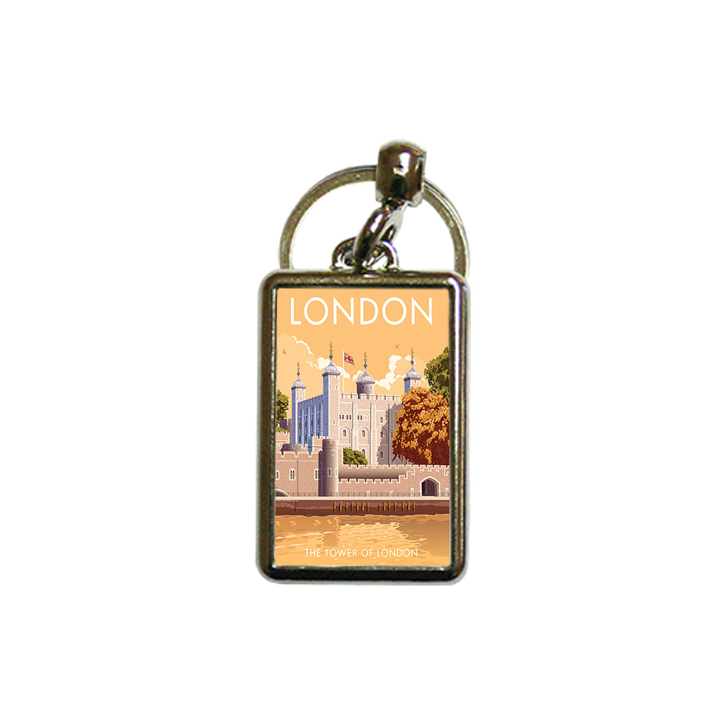 Tower of London Metal Keyring