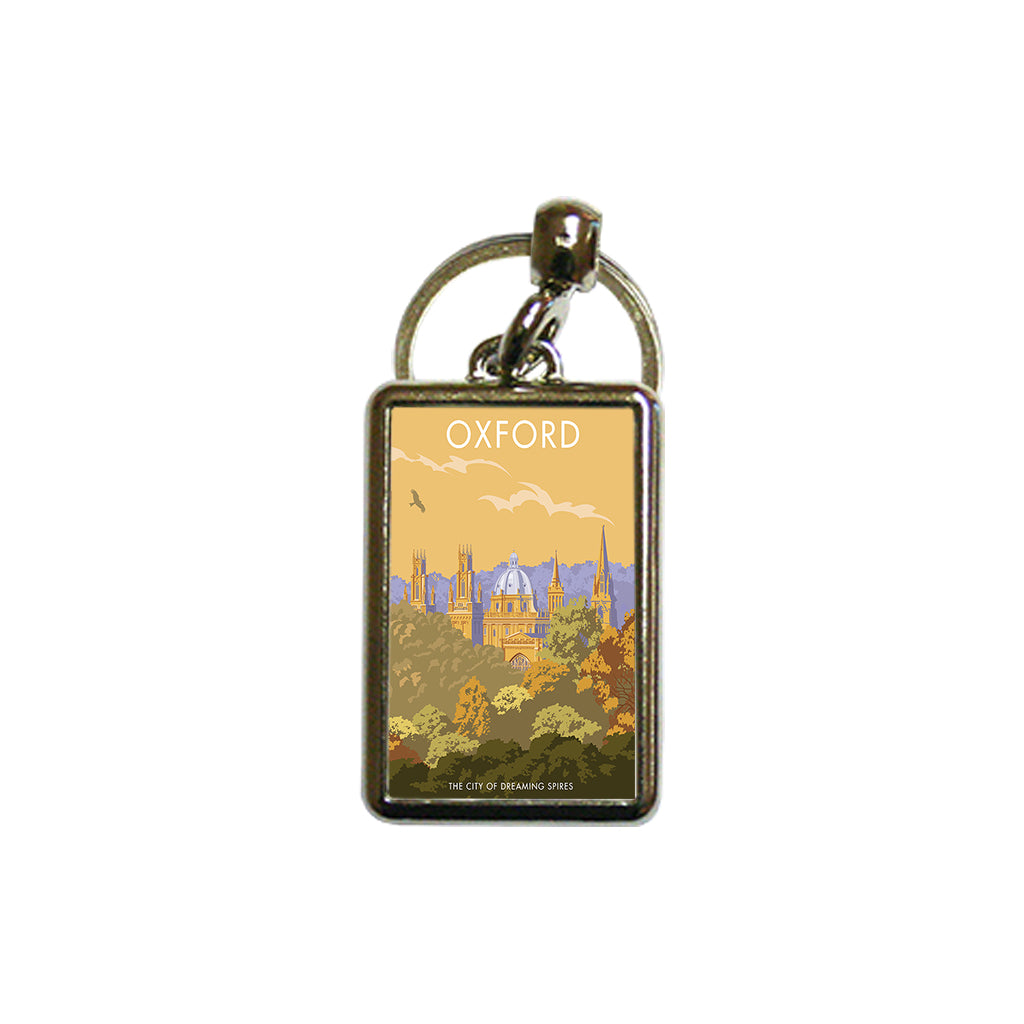 Oxford, City of Dreaming Spires Metal Keyring