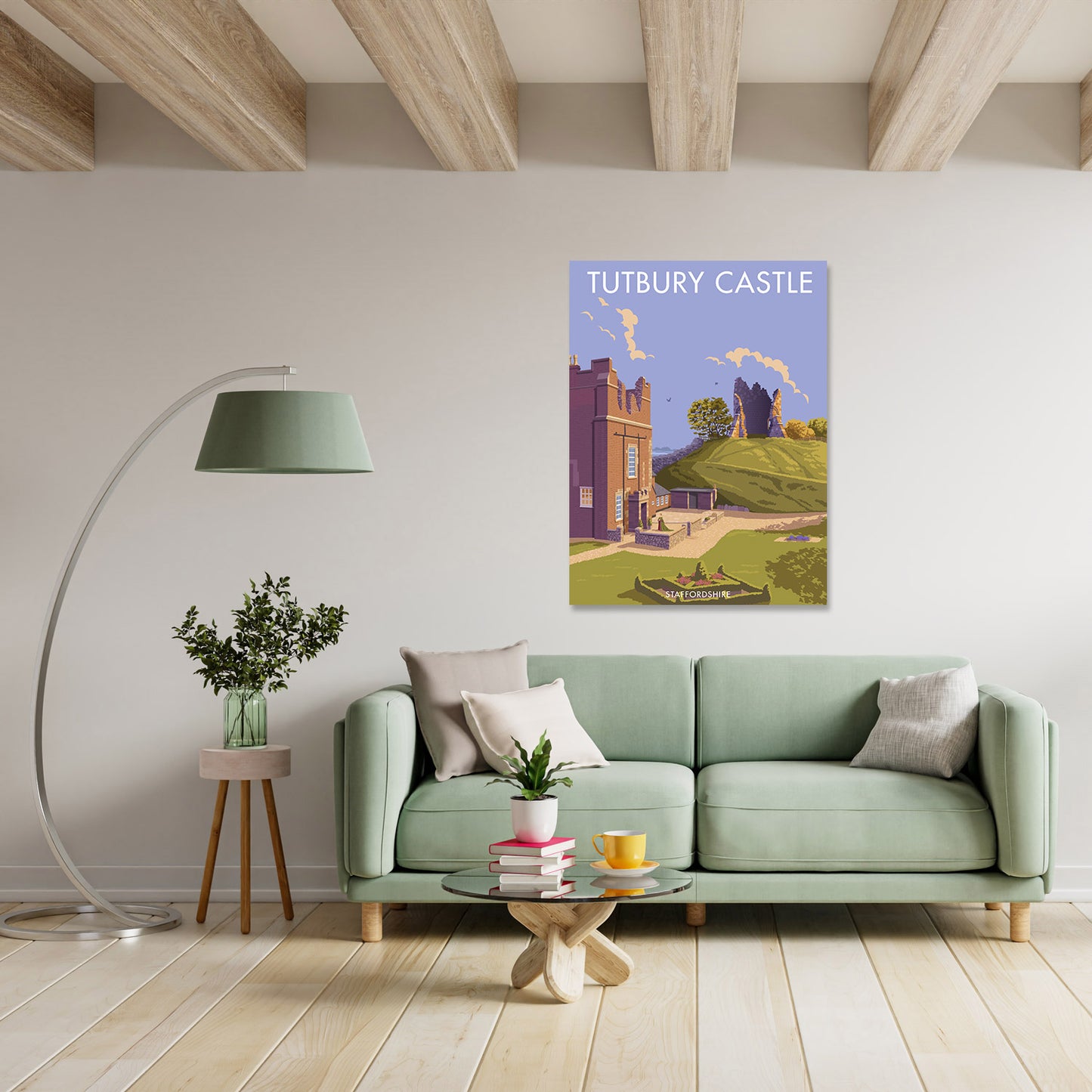 Tutbury Castle Art Print