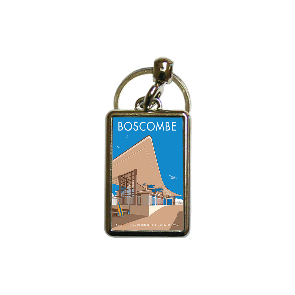 Boscombe Pier Metal Keyring