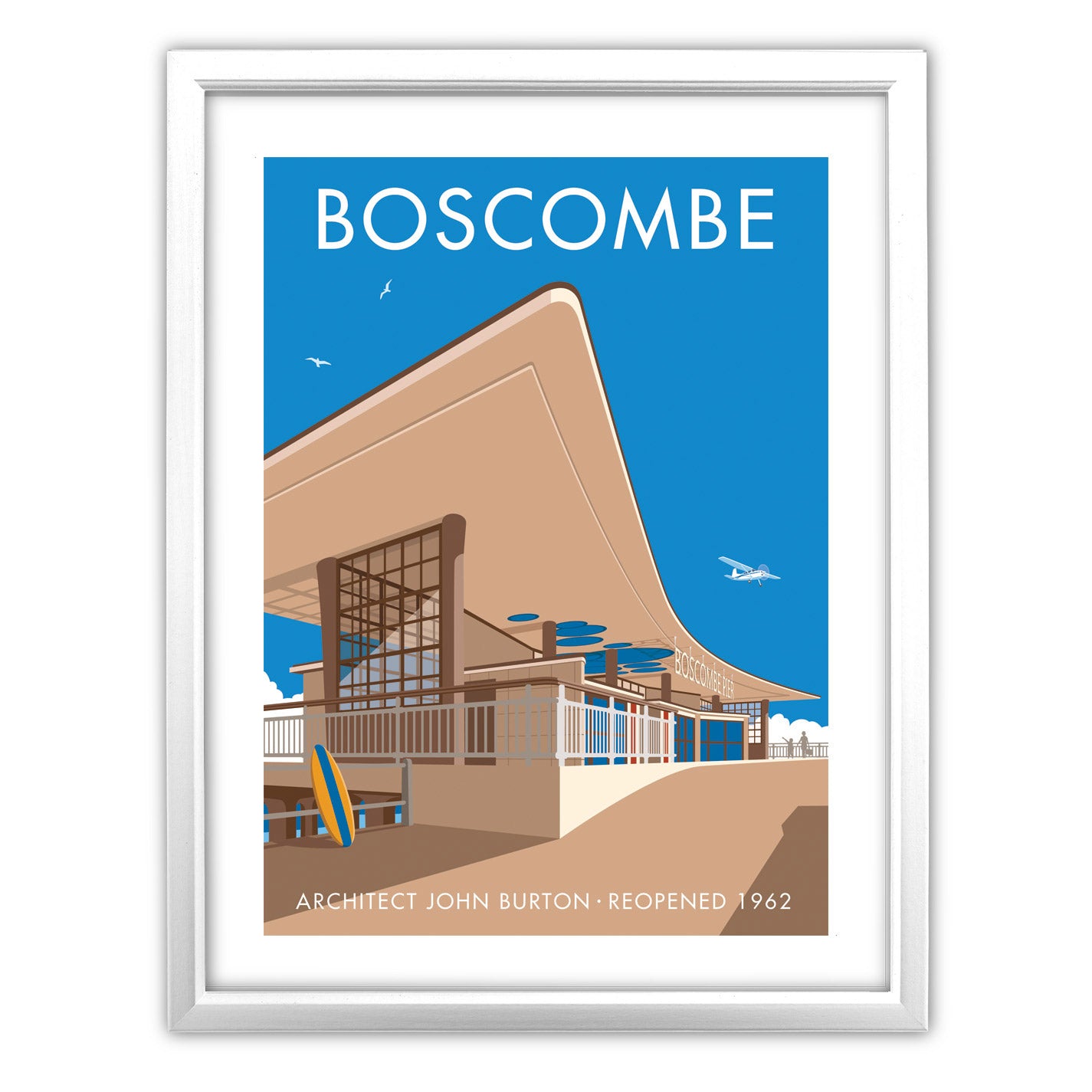 Boscombe Pier Art Print