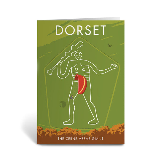 Cerne Abbas Giant Greeting Card 7x5