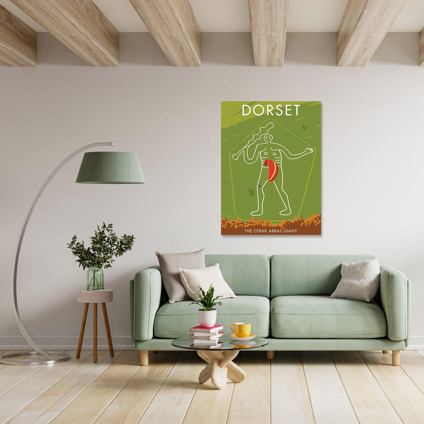 Cerne Abbas Giant Art Print