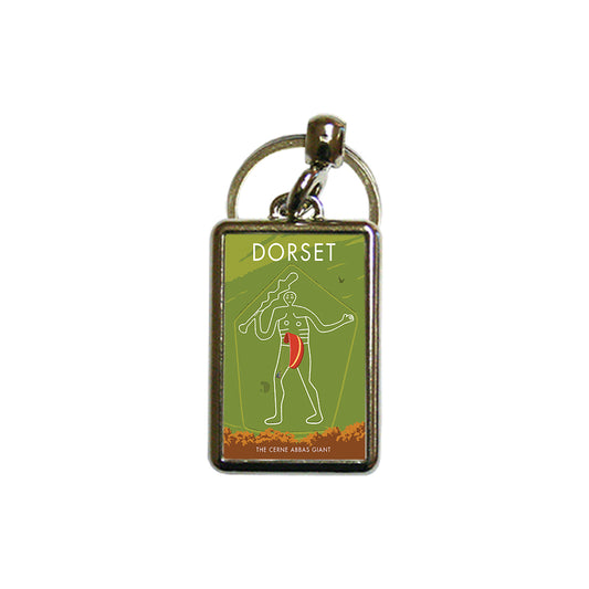 Cerne Abbas Giant Metal Keyring