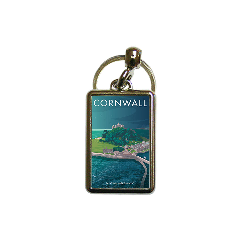 Cornwall Metal Keyring