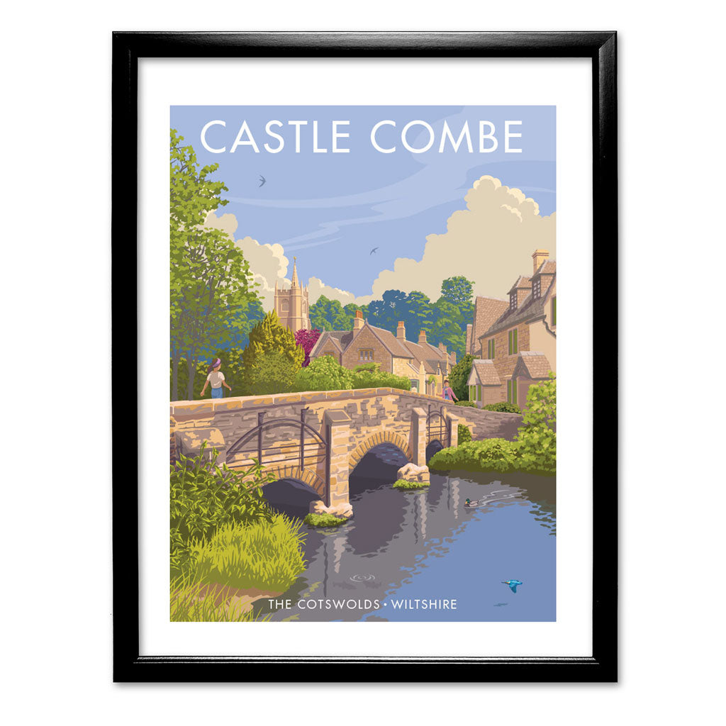 Castle Combe, The Cotswolds Art Print