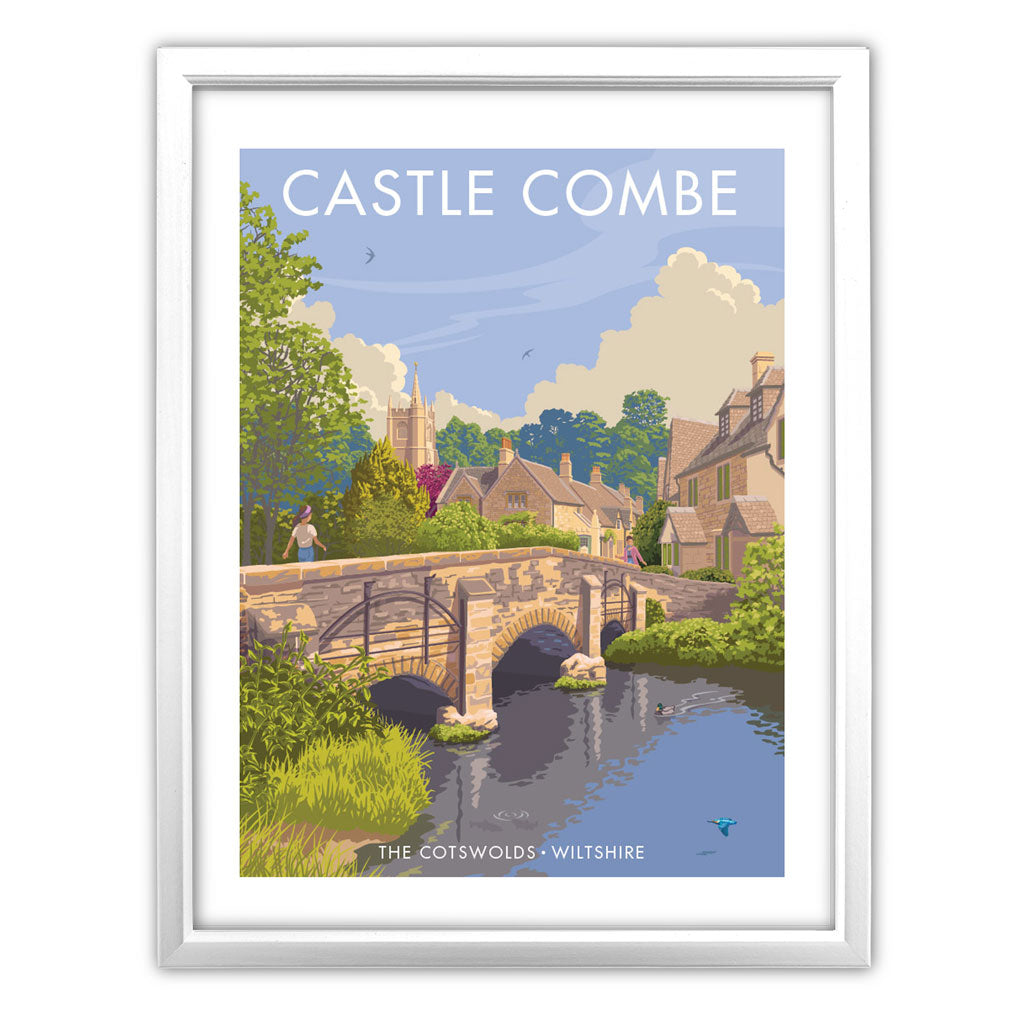 Castle Combe, The Cotswolds Art Print