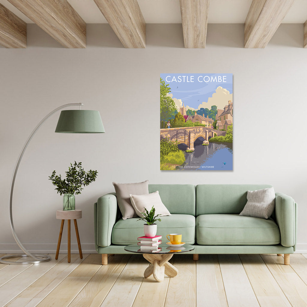 Castle Combe, The Cotswolds Art Print