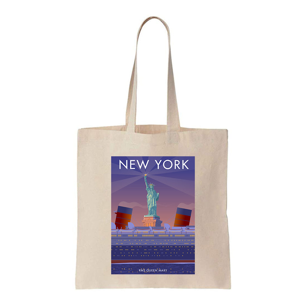 RMS Queen Marry, New York Tote Bag