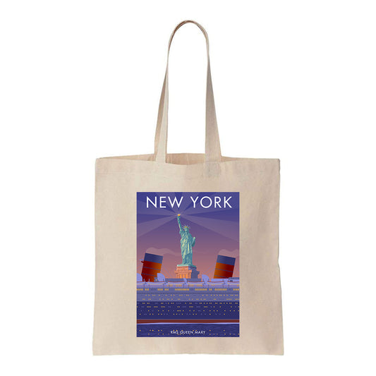 RMS Queen Marry, New York Tote Bag