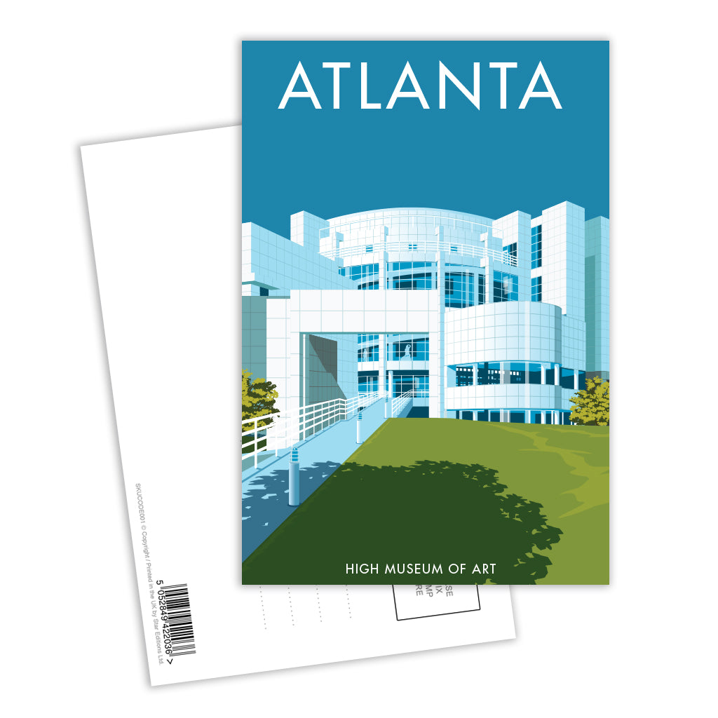 Atlanta Postcard Pack of 8