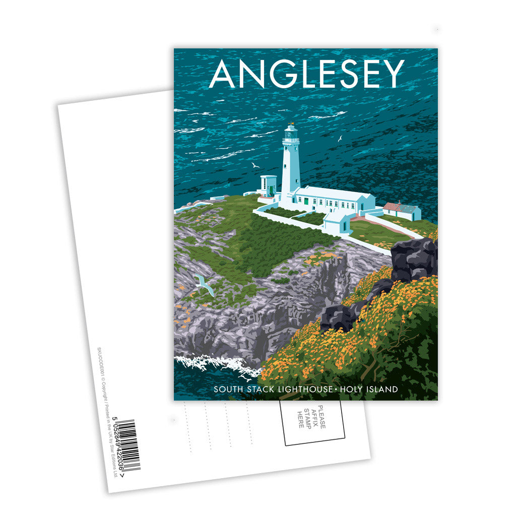 Anglesey South Stack Lighthouse Postcard Pack of 8