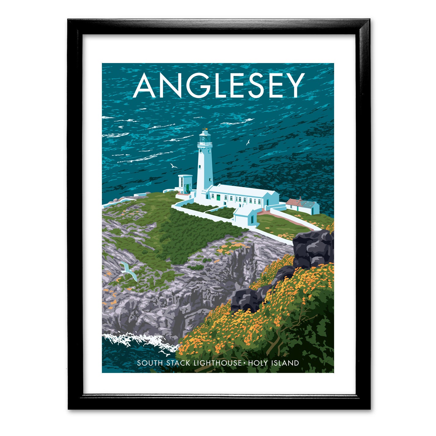 Anglesey South Stack Lighthouse Art Print