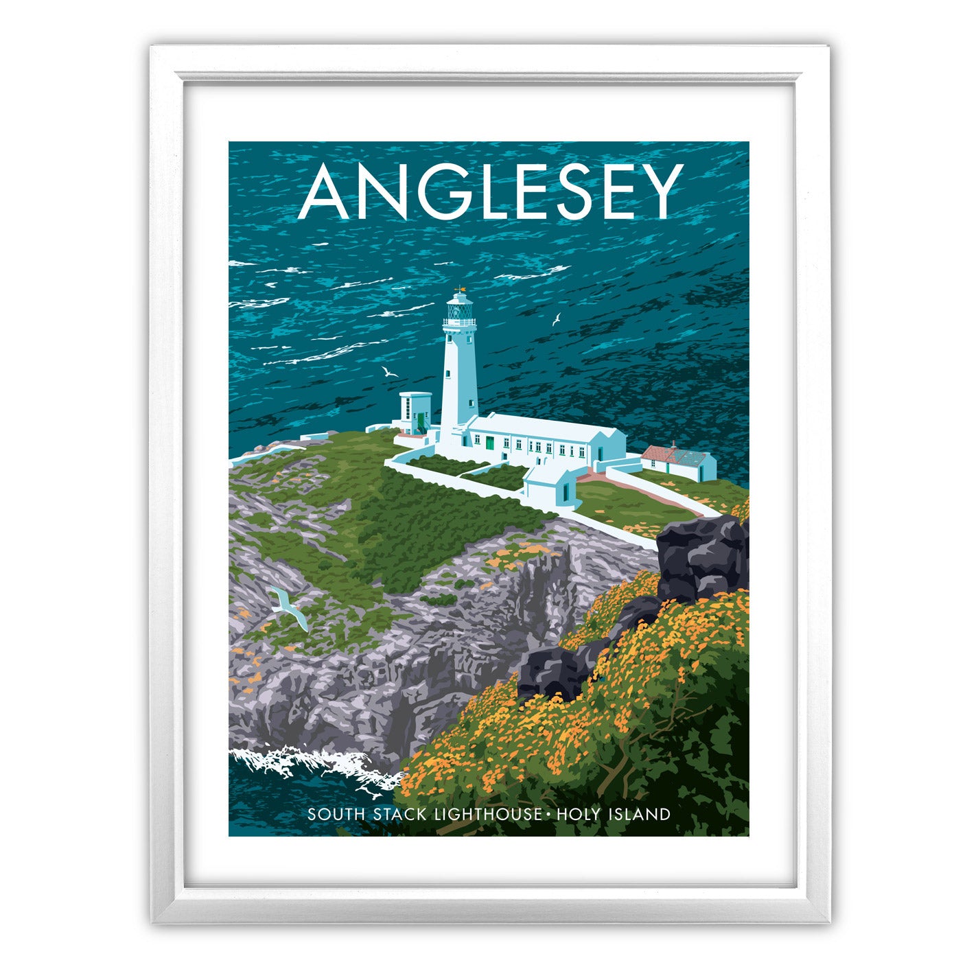 Anglesey South Stack Lighthouse Art Print