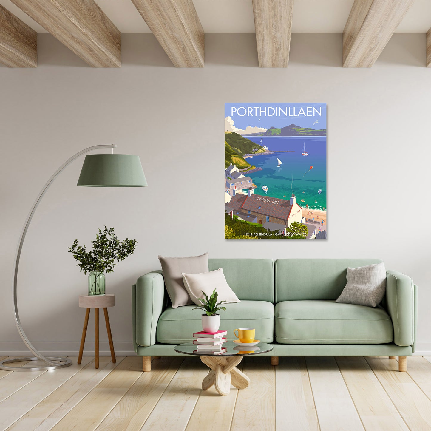 Porthdinllaen, Llyn Peninsula Art Print