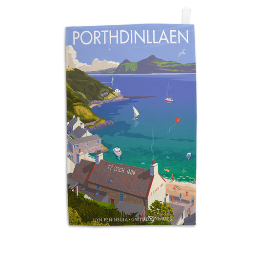 Porthdinllaen, Llyn Peninsula Tea Towel