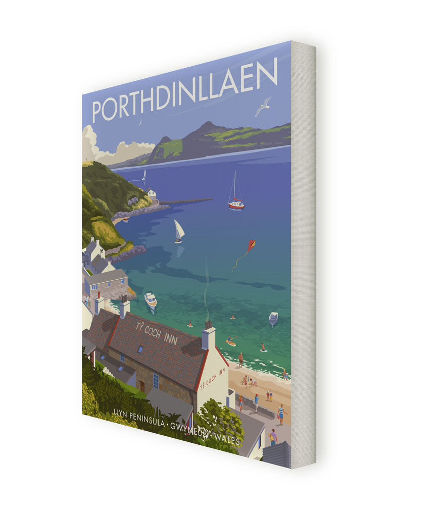 Porthdinllaen, Llyn Peninsula Canvas