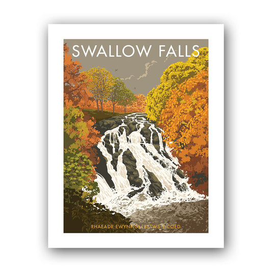 Swallow Falls Art Print