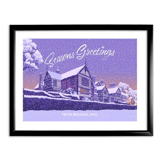 Seasons Greetings from Bramall Hall Art Print