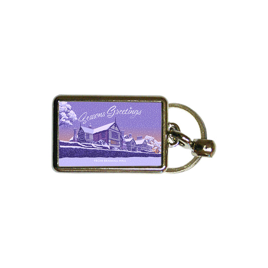 Seasons Greetings from Bramall Hall Metal Keyring