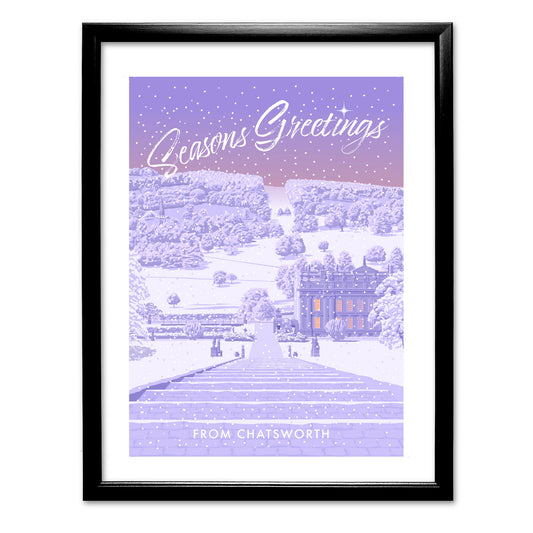 Seasons Greetings from Chatsworth Art Print