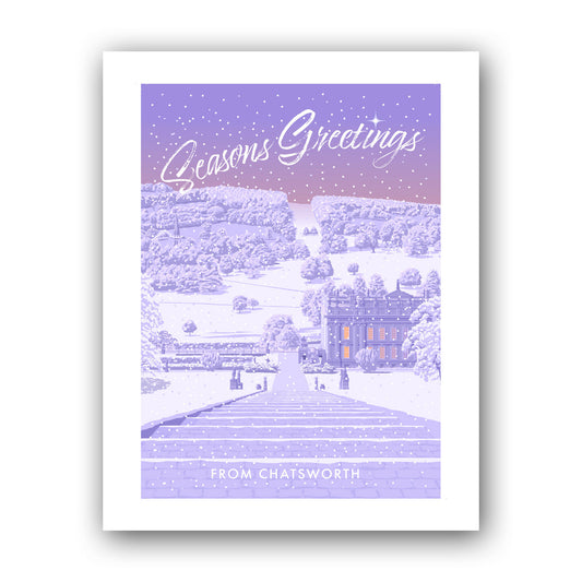 Seasons Greetings from Chatsworth Art Print