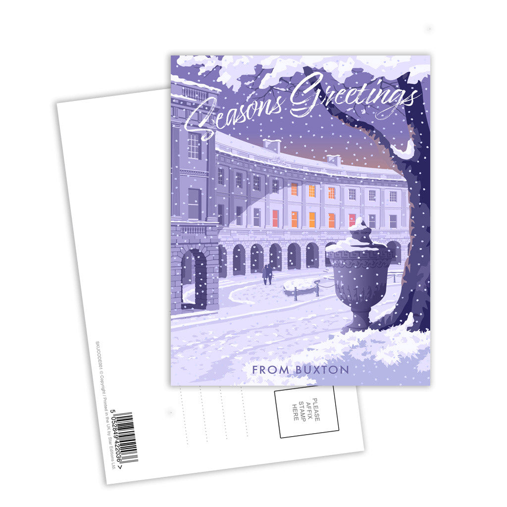 Seasons Greetings from Buxton Postcard Pack of 8
