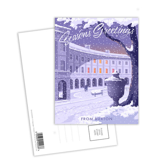 Seasons Greetings from Buxton Postcard Pack of 8
