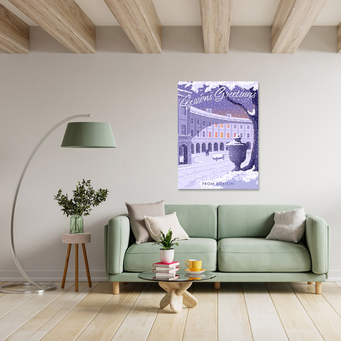 Seasons Greetings from Buxton Art Print