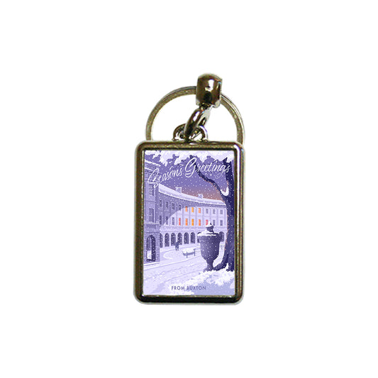 Seasons Greetings from Buxton Metal Keyring