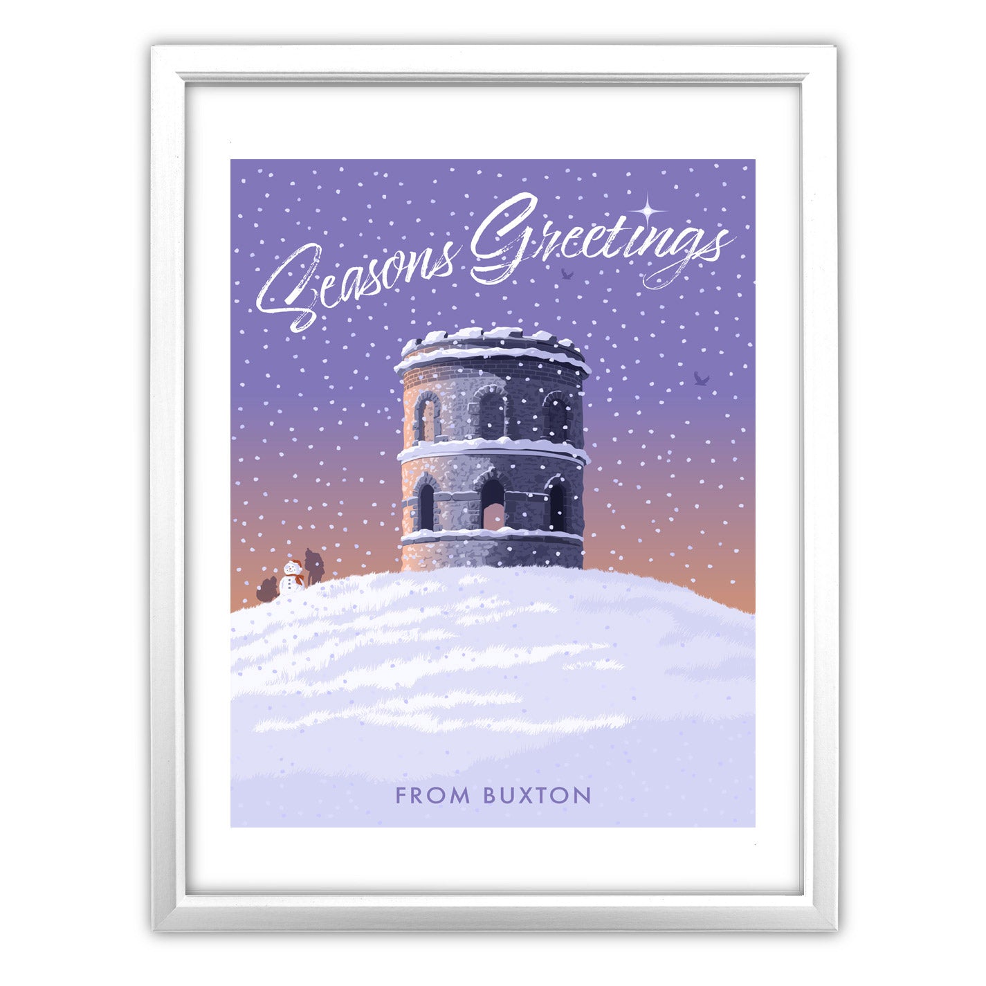 Seasons Greetings from Buxton Art Print