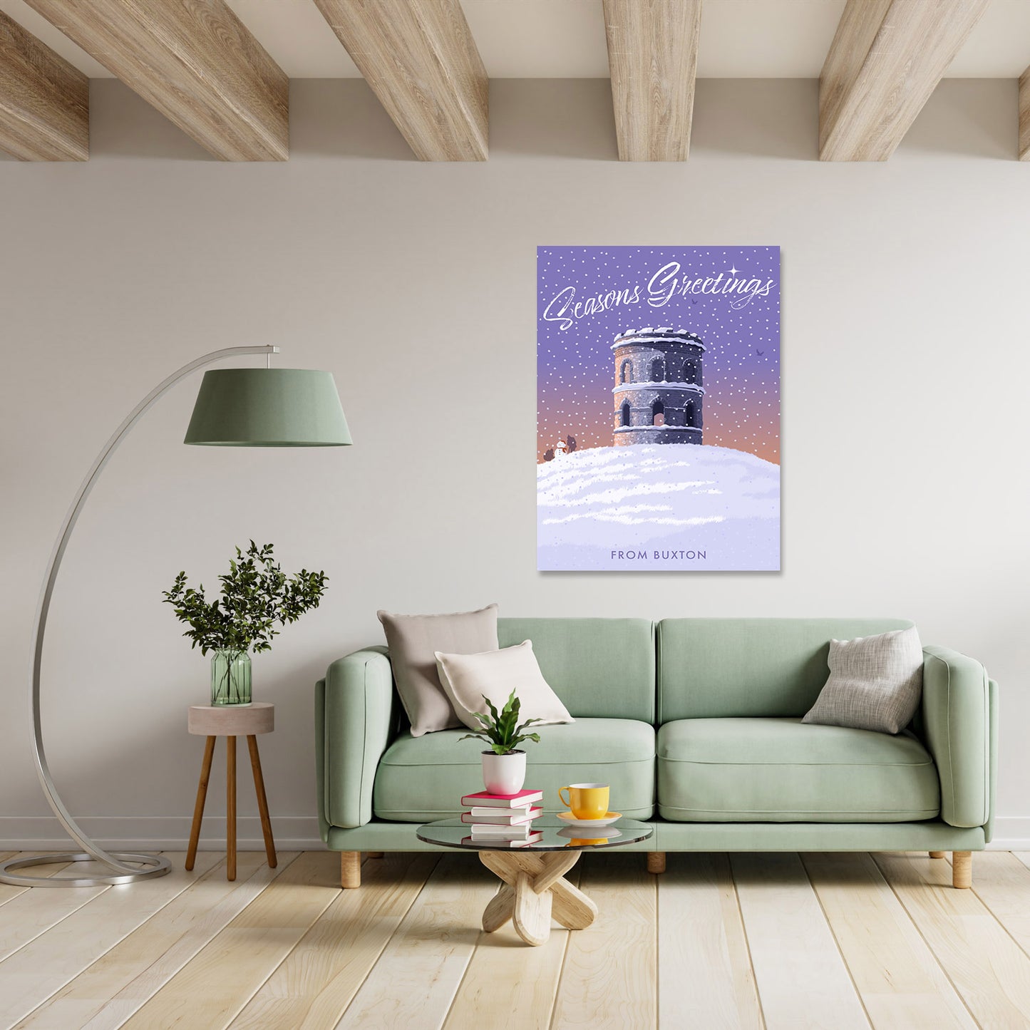 Seasons Greetings from Buxton Art Print