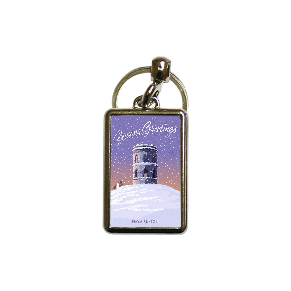 Seasons Greetings from Buxton Metal Keyring