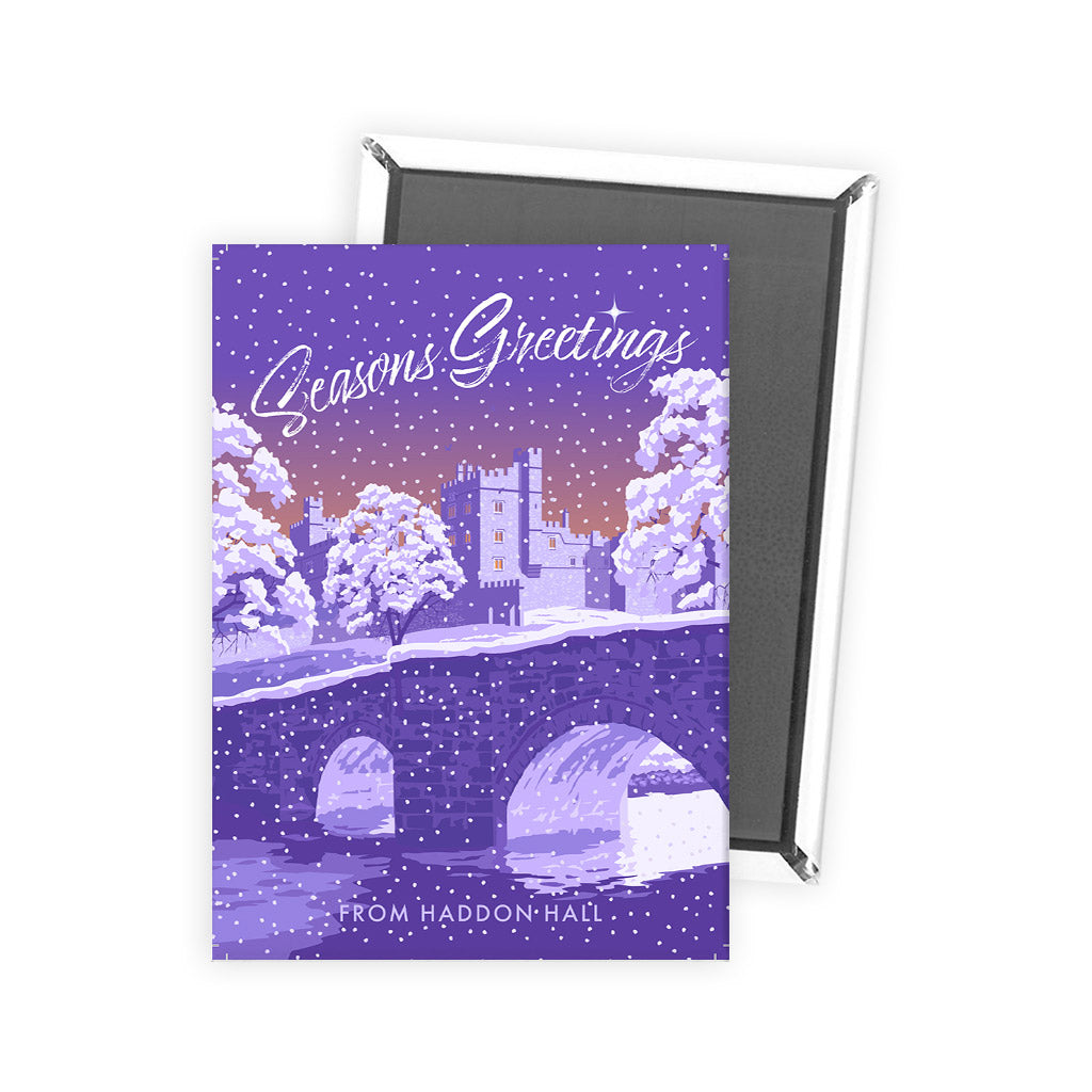 Seasons Greetings from Haddon Hall Magnet