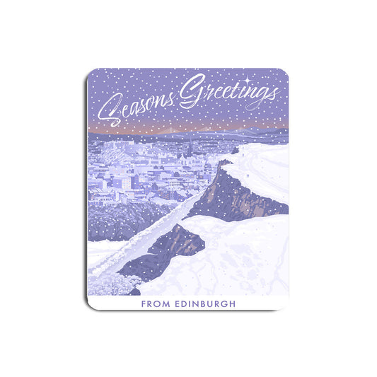 Seasons Greetings from Edinburgh Mouse Mat
