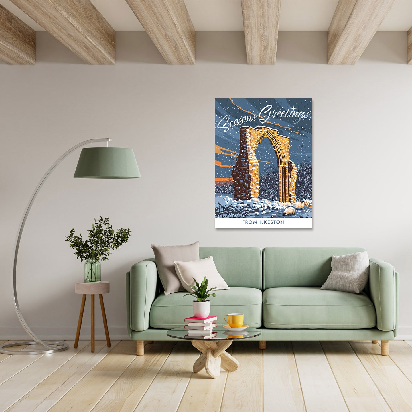 Seasons Greetings from Ilkeston Art Print