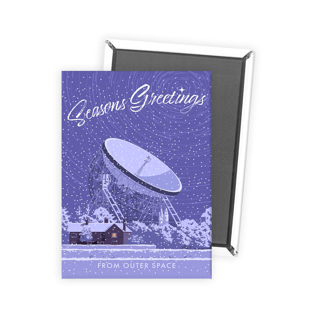 Seasons Greetings from Outer Space Magnet