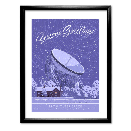 Seasons Greetings from Outer Space Art Print
