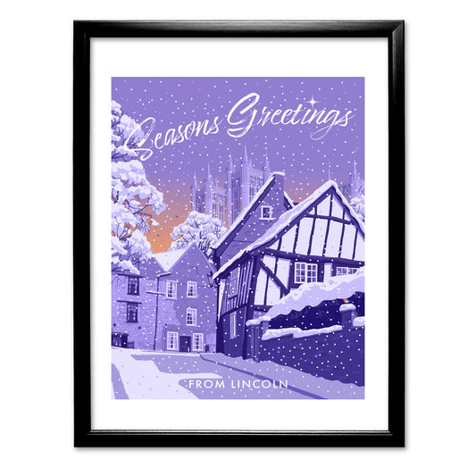 Seasons Greetings from Lincoln Art Print