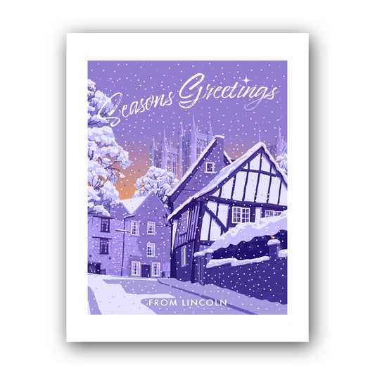 Seasons Greetings from Lincoln Art Print