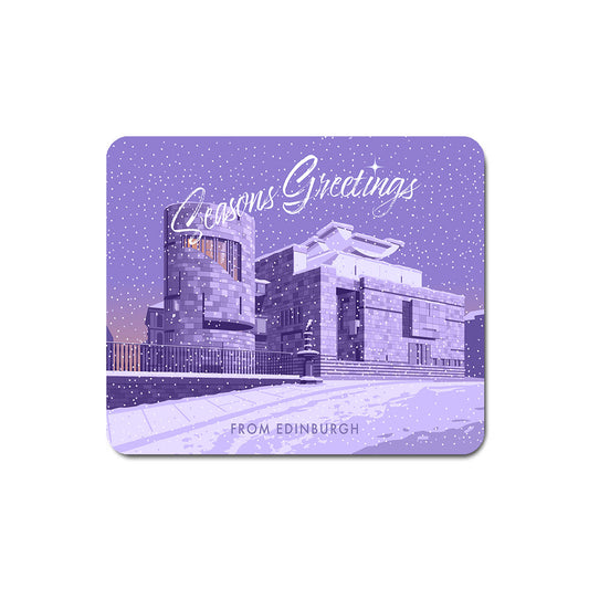 Seasons Greetings from Edinburgh Mouse Mat