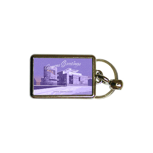 Seasons Greetings from Edinburgh Metal Keyring