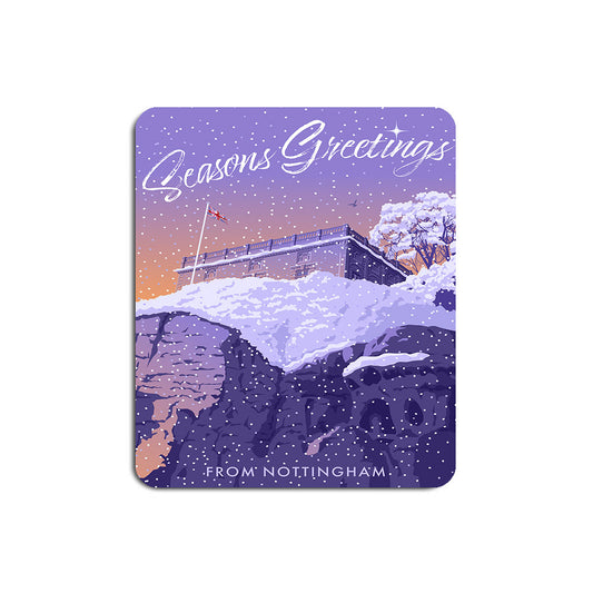 Seasons Greetings from Nottingham Mouse Mat