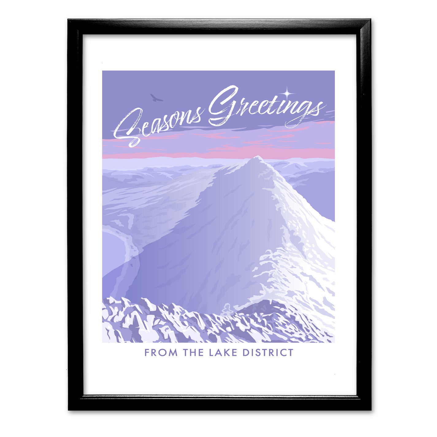 Seasons Greetings from the Lake District Art Print