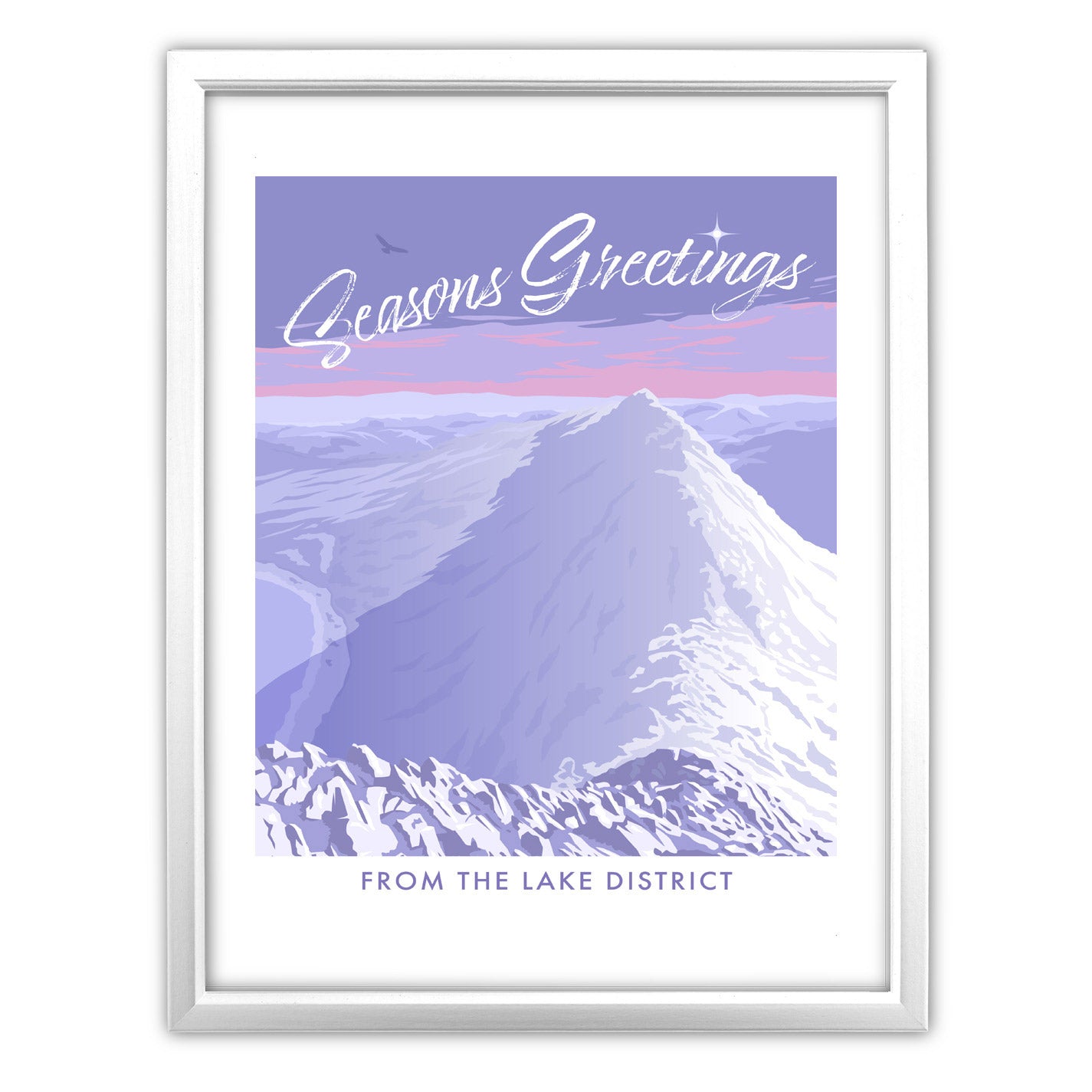 Seasons Greetings from the Lake District Art Print
