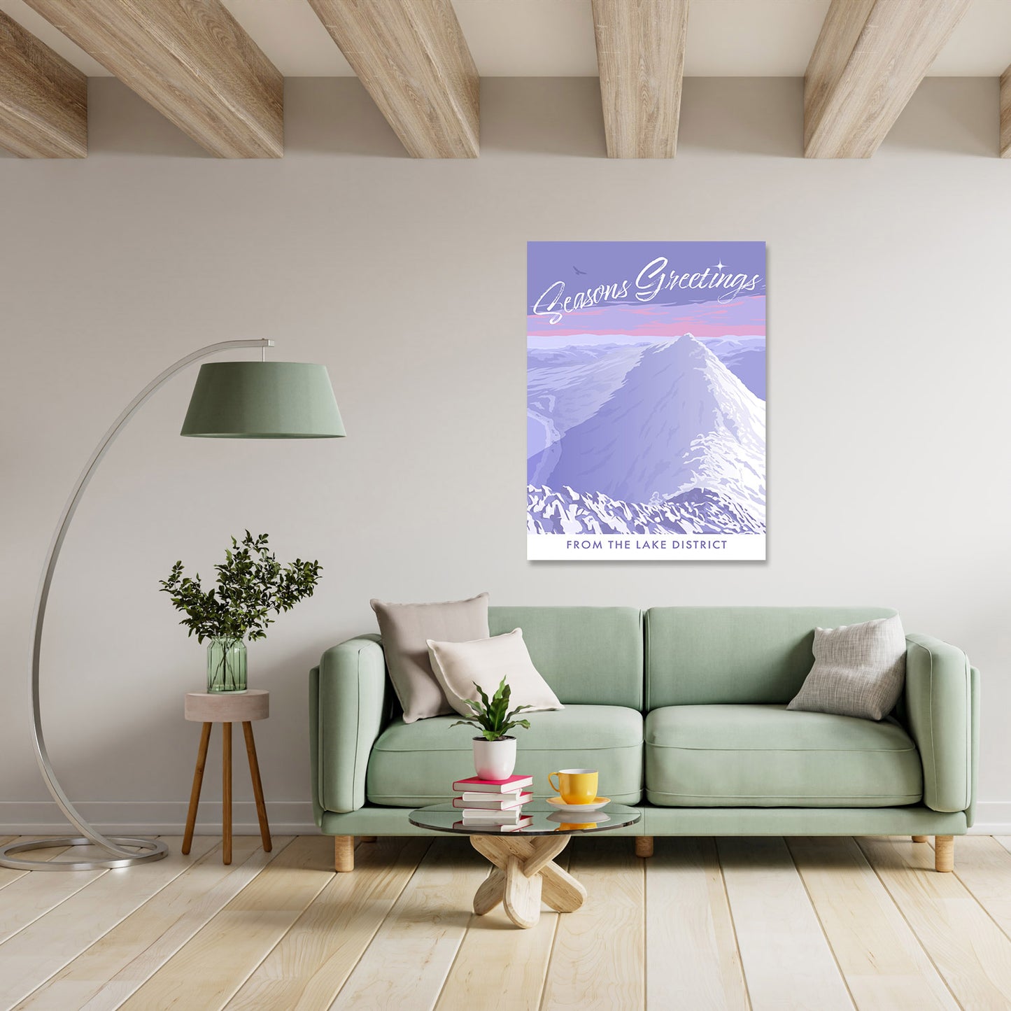 Seasons Greetings from the Lake District Art Print