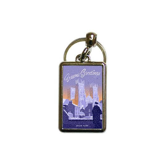 Seasons Greetings from York Metal Keyring